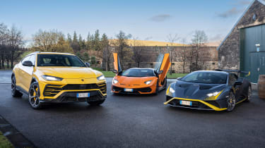 Lamborghini range